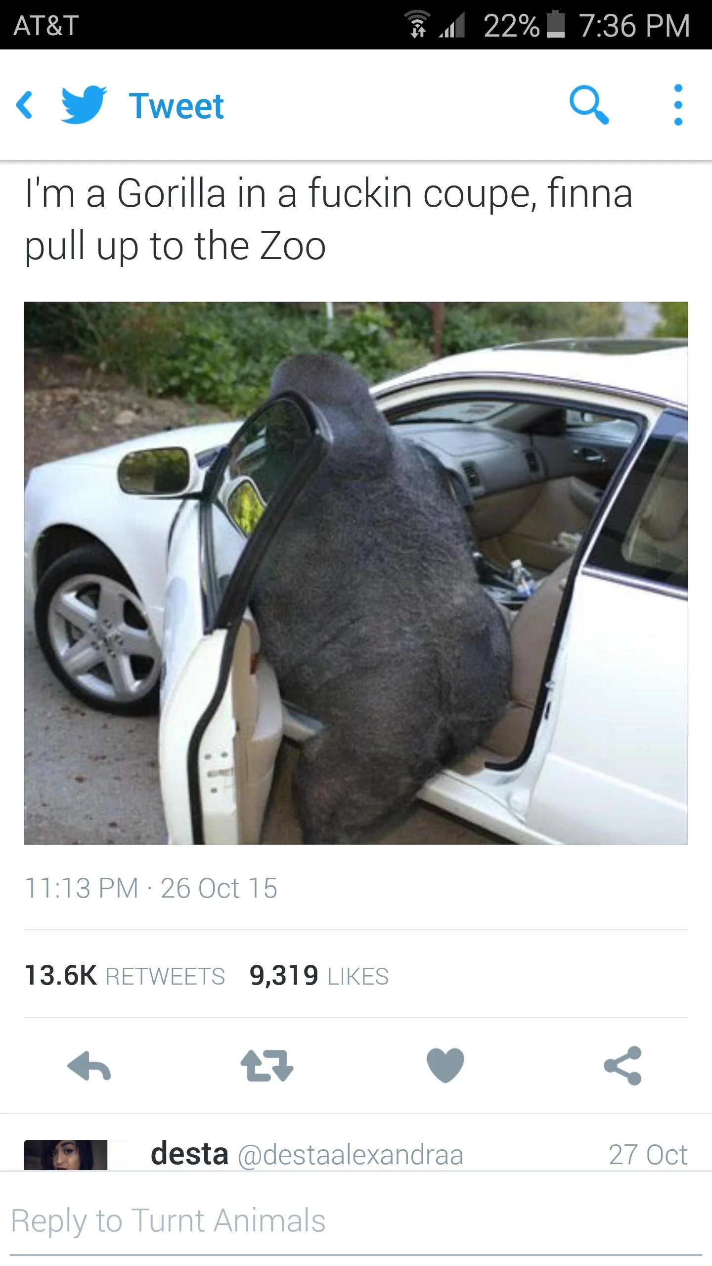 Screenshot of the original 2015 tweet